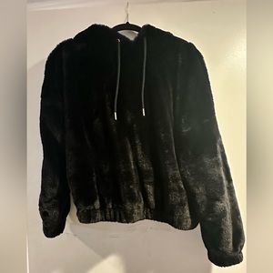 Express fur hoodie